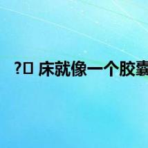 ?️ 床就像一个胶囊...