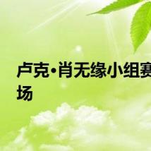 卢克·肖无缘小组赛第二场