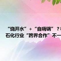 “烧开水”+“自嗨锅”?核能与石化行业“跨界合作”不一般