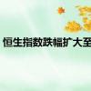 恒生指数跌幅扩大至2%