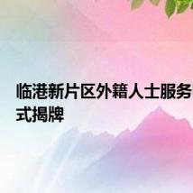 临港新片区外籍人士服务中心正式揭牌
