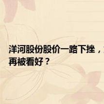 洋河股份股价一路下挫,为何不再被看好?