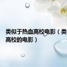 类似于热血高校电影（类似热血高校的电影）