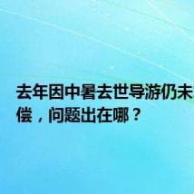 去年因中暑去世导游仍未拿到赔偿,问题出在哪?
