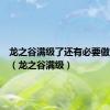 龙之谷满级了还有必要做主线吗（龙之谷满级）