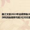 曲江文旅2023年业绩预告大变脸，净利润由盈转亏超2亿元引监管关注