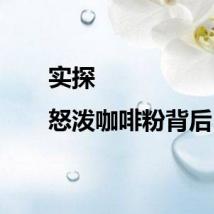 实探|怒泼咖啡粉背后