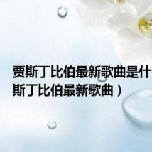 贾斯丁比伯最新歌曲是什么(贾斯丁比伯最新歌曲)
