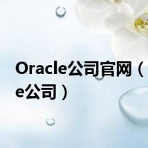 Oracle公司官网(oracle公司)