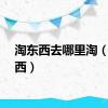 淘东西去哪里淘（淘东西）