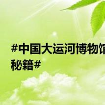 #中国大运河博物馆出圈秘籍#