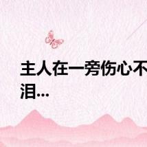 主人在一旁伤心不已落泪...