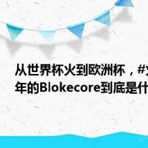 从世界杯火到欧洲杯,#火了两年的Blokecore到底是什么#
