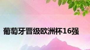 葡萄牙晋级欧洲杯16强