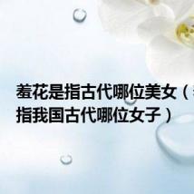 羞花是指古代哪位美女（羞花是指我国古代哪位女子）
