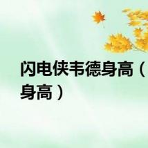 闪电侠韦德身高（韦德身高）