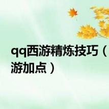 qq西游精炼技巧（qq西游加点）