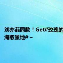 刘亦菲同款!Get#玫瑰的故事上海取景地#~
