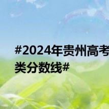 #2024年贵州高考体育类分数线#