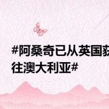 #阿桑奇已从英国获释飞往澳大利亚#