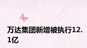 万达集团新增被执行12.1亿