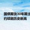 国债期货30年期主力合约续刷历史新高