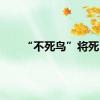 “不死鸟”将死