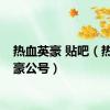 热血英豪 贴吧（热血英豪公号）