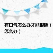 有口气怎么办才能根除（有口气怎么办）