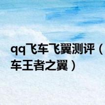 qq飞车飞翼测评(qq飞车王者之翼)