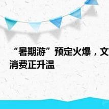 “暑期游”预定火爆，文旅市场消费正升温