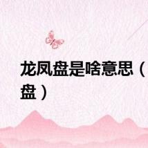 龙凤盘是啥意思（龙凤盘）