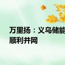 万里扬：义乌储能项目顺利并网