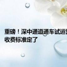 重磅!深中通道通车试运营时间、收费标准定了