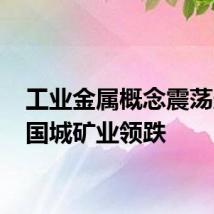 工业金属概念震荡走低 国城矿业领跌