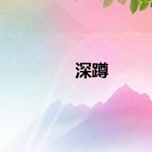 深蹲