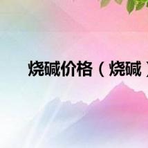 烧碱价格（烧碱）