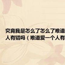 究竟我是怎么了怎么了难道爱一个人有错吗（难道爱一个人有错吗）