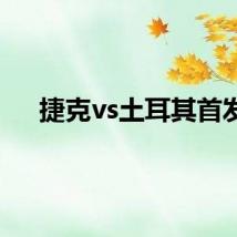 捷克vs土耳其首发