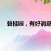 碧桂园，有好消息！