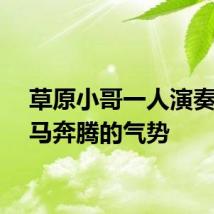 草原小哥一人演奏出万马奔腾的气势