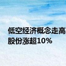 低空经济概念走高 金盾股份涨超10%
