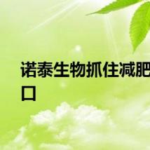 诺泰生物抓住减肥药风口