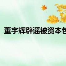 董宇辉辟谣被资本包装