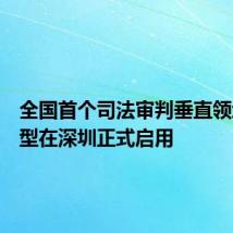 全国首个司法审判垂直领域大模型在深圳正式启用