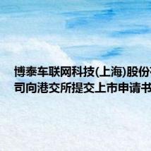 博泰车联网科技(上海)股份有限公司向港交所提交上市申请书