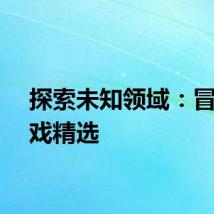探索未知领域：冒险游戏精选