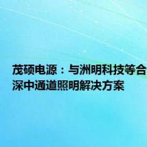 茂硕电源：与洲明科技等合作打造深中通道照明解决方案