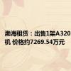 渤海租赁：出售1架A320-232飞机 价格约7269.54万元