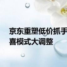 京东重塑低价抓手，京喜模式大调整